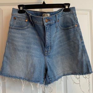 Madwell High Rise Denim Shorts